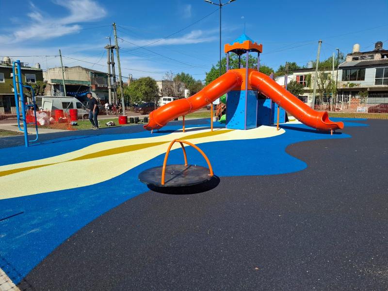 Obra Plaza Facundo Quiroga, Lanus